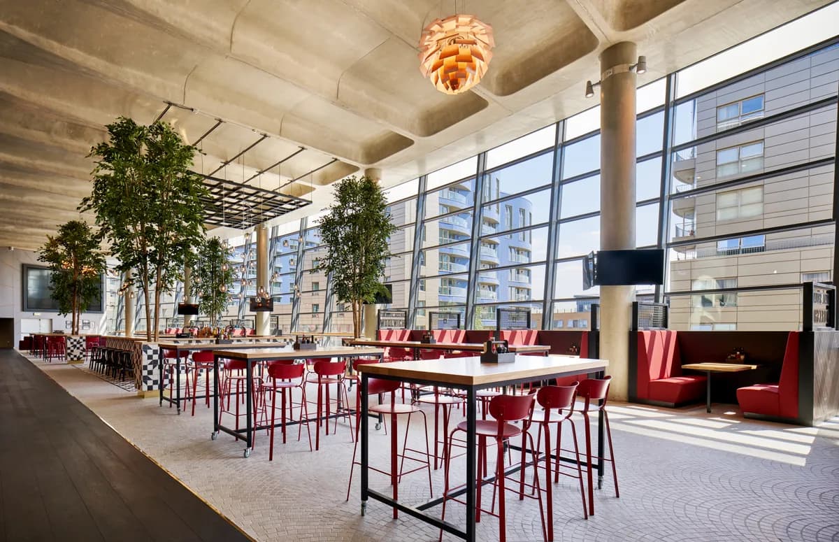 DN Global football hospitality lounge