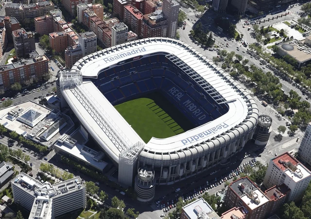 Real Madrid hospitality at Santiago Bernabéu